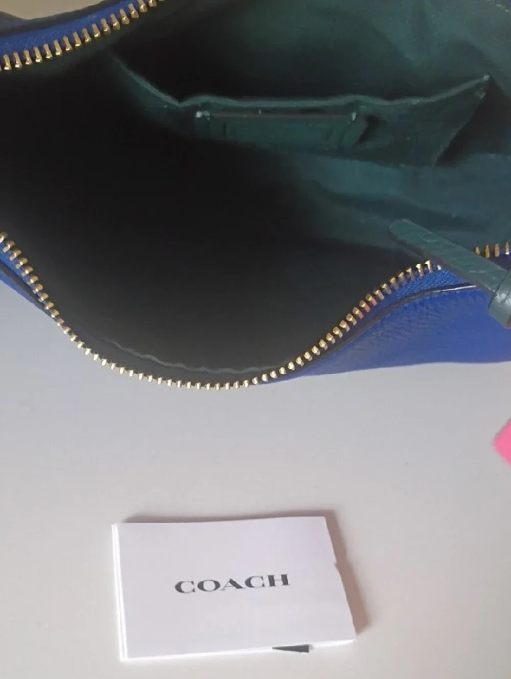 Coach Pennie Shoulder Bag 25 in colorblock sport blue. Style No: C6816